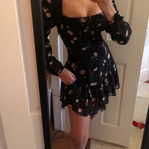 garage floral dress - Picture 2 of 4